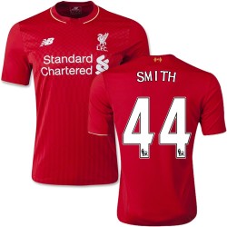 Youth 44 Brad Smith Liverpool FC Jersey - 15/16 England Football Club New Balance Replica Red Home Soccer Short Shirt